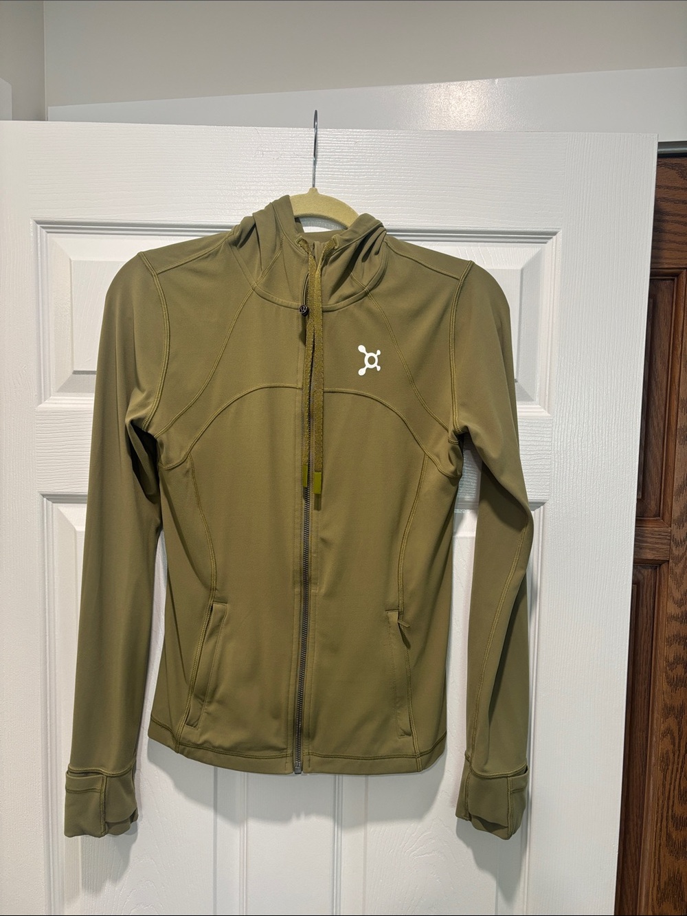 Lululemon x Orangetheory Hooded Jacket Olive Green Size 6